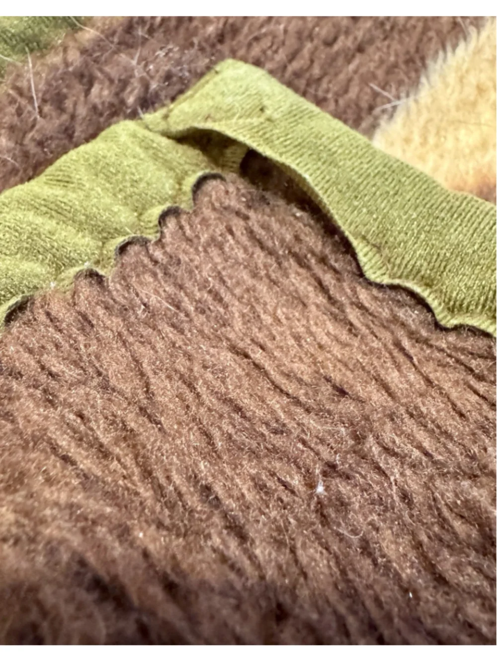 Vintage Tiger Blanket Korean Mink StylePlush Throw Brown Tan San Marcos 74x60